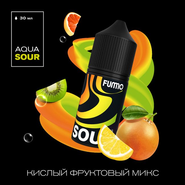 Жидкость Fummo Aqua Sour Salt - Кислый Фруктовый Микс Жидкость Fummo Aqua Sour Salt - Кислый Фруктовый Микс