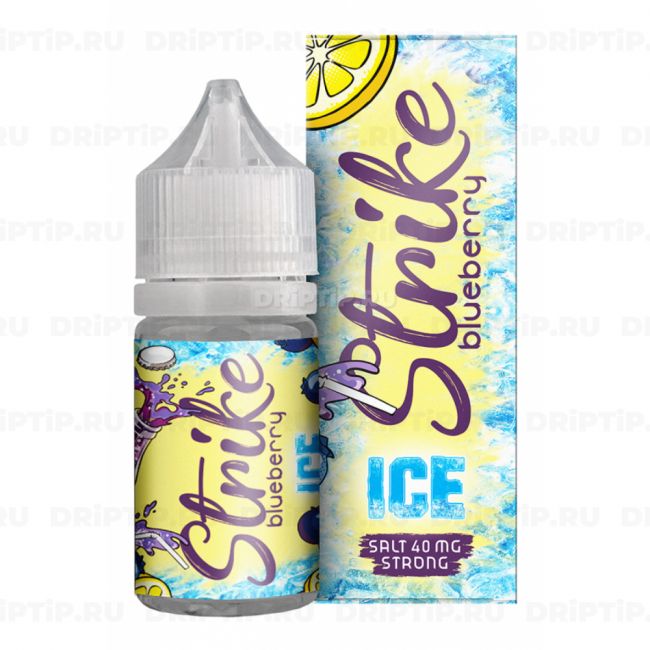 Жидкость Strike Salt - Ice Blueberry Жидкость Strike Salt - Ice Blueberry