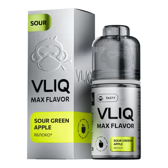 Жидкость Max Flavor Sour Salt - Яблоко Жидкость Max Flavor Sour Salt - Яблоко