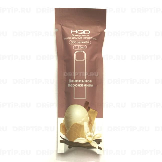 Одноразовая электронная сигарета HQD Cuvie - Ванильное мороженное