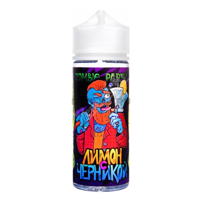 Жидкость Zombie Party Лимон с черникой 3mg 120ml Жидкость Zombie Party Лимон с черникой 3mg 120ml