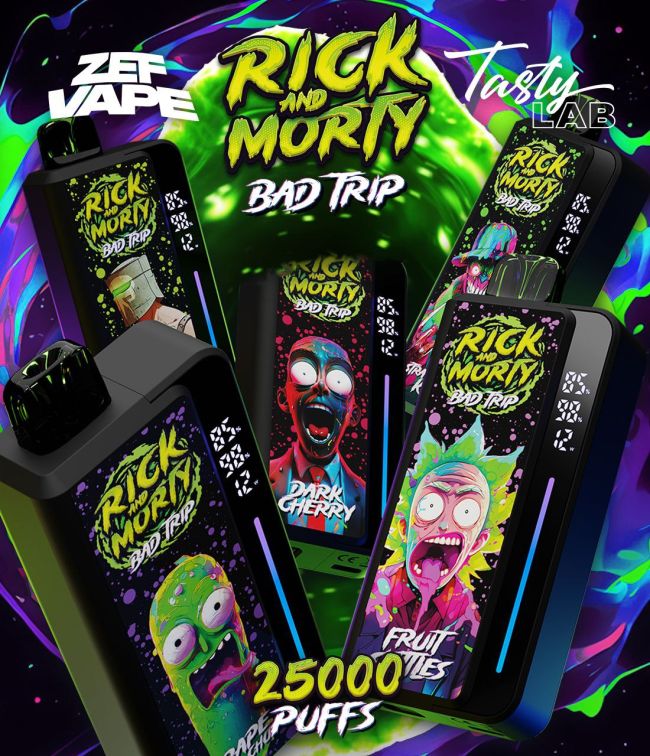 Rick and Morty Bad Trip 25000 - Энергетик Лимон Лайм