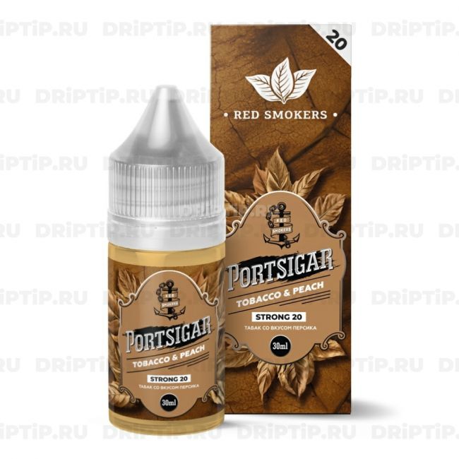 Жидкость Portsigar Salt - Tobacco and Peach 