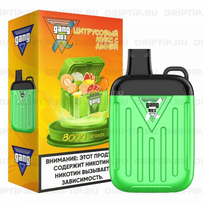 Gang Xbox 8000 - Цитрусовый Микс С Дыней Gang Xbox 8000 - Цитрусовый Микс С Дыней