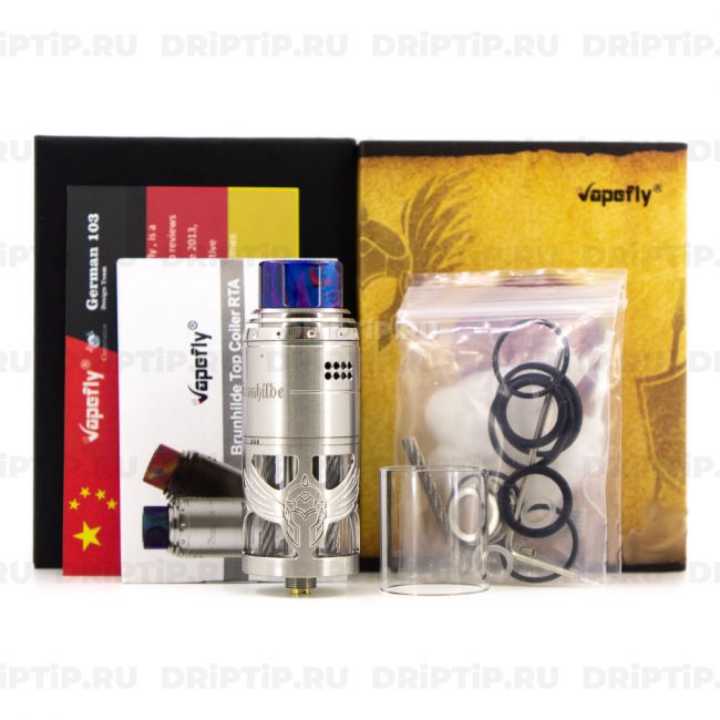Vapefly Brunhilde Top Coiler RTA - обслуживаемый бак Vapefly Brunhilde Top Coiler RTA - обслуживаемый бак