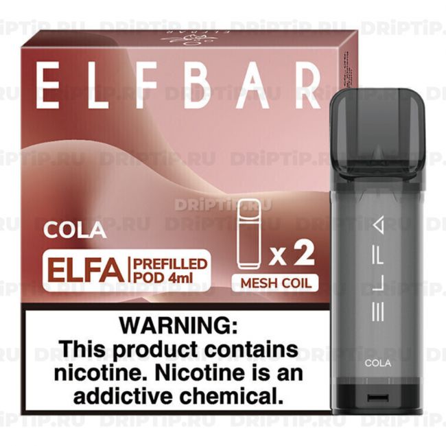 Картридж Elf Bar Elfa - Кола / 2шт Картридж Elf Bar Elfa - Кола / 2шт