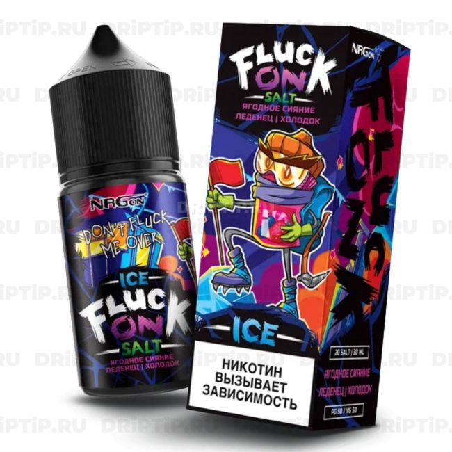 Fluck On Ice Salt - Ягодное Сияние Леденец Холодок