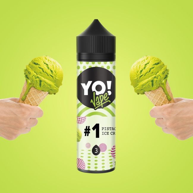 YO VAPE 100ml №1 Pistachio Ice Cream 3mg