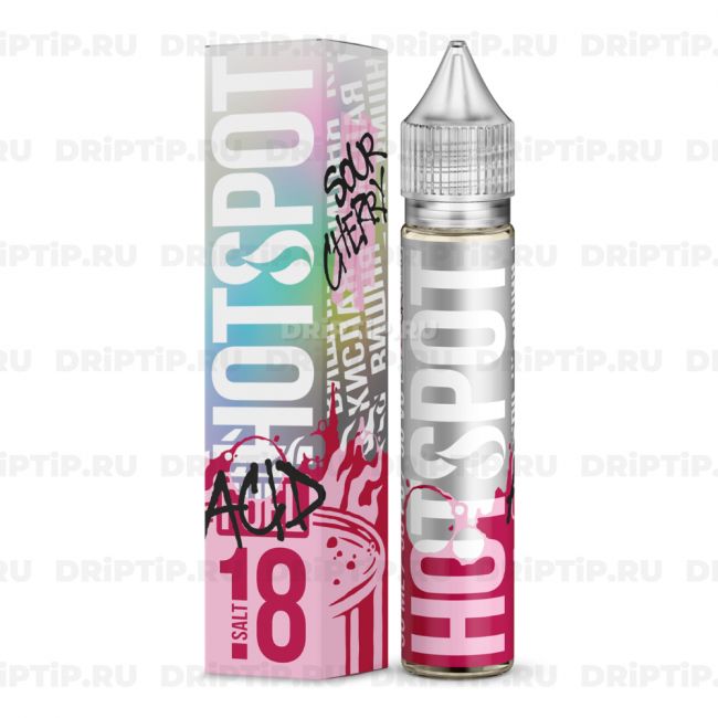 Жидкость Hotspot Sour Salt - Cherry Acid Жидкость Hotspot Sour Salt - Cherry Acid