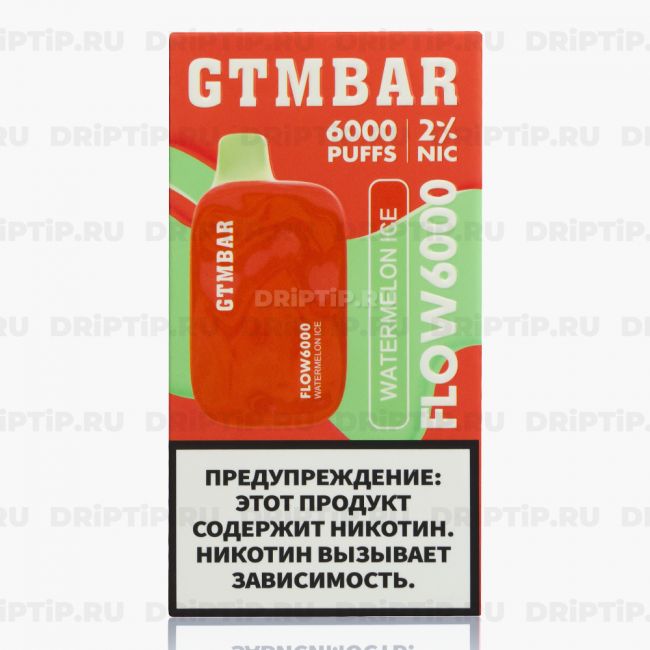 GTM BAR Flow 6000 - Watermelon Ice GTM BAR Flow 6000 - Watermelon Ice