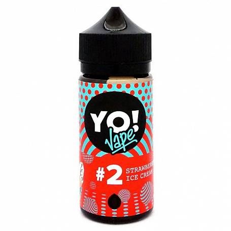 YO VAPE 100ml №2 Strawberry Ice Cream 3mg