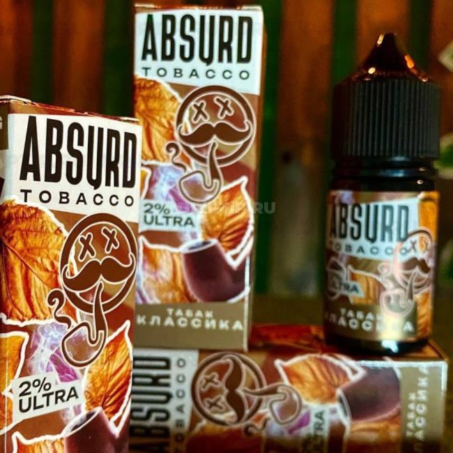 Жидкость Absurd Tobacco Salt - Табак Классика Жидкость Absurd Tobacco Salt - Табак Классика