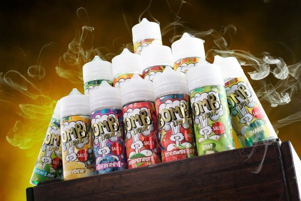 BOMB! Liquid Strawberry 0mg 120ml + никобустер BOMB! Liquid Strawberry 0mg 120ml + никобустер