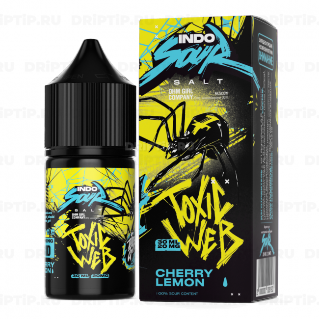 Жидкость Indo Sour Salt - Toxic Web Жидкость Indo Sour Salt - Toxic Web
