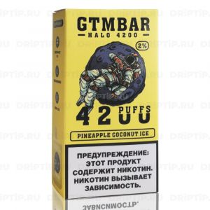 Gtm Bar Halo 4200 - Pineapple Coconut Ice Gtm Bar Halo 4200 - Pineapple Coconut Ice