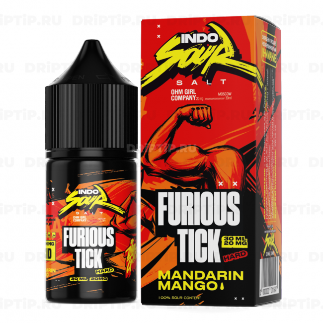 Жидкость Indo Sour Salt - Furios Tick Жидкость Indo Sour Salt - Furios Tick
