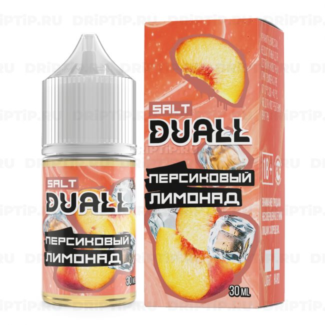 Жидкость Duall Salt - Персиковый Лимонад Жидкость Duall Salt - Персиковый Лимонад