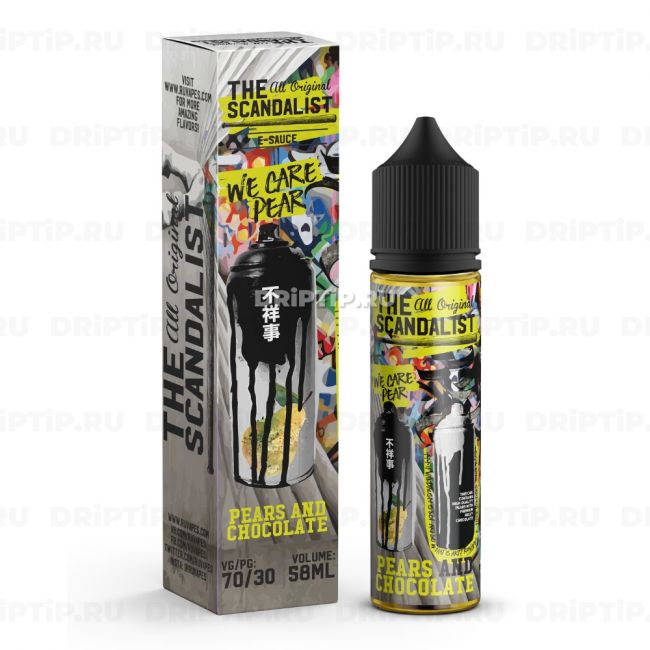 Жидкость The Scandalist - We Care Pear Жидкость The Scandalist - We Care Pear