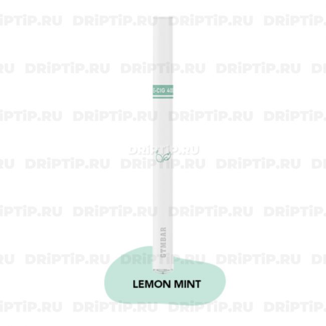 GTM BAR E-Cig 400 - Lemon Mint GTM BAR E-Cig 400 - Lemon Mint