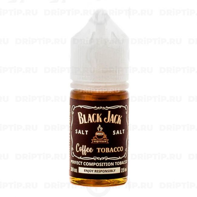Жидкость Black Jack Salt - Coffee Tobacco Жидкость Black Jack Salt - Coffee Tobacco