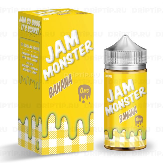 Жидкость Jam Monster - Banana Жидкость Jam Monster - Banana