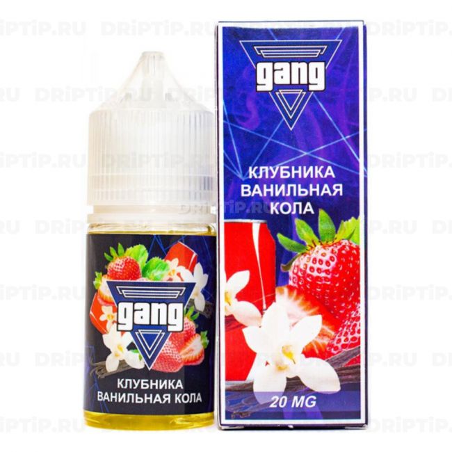 Жидкость Gang Salt - Клубника Ванильная Кола 