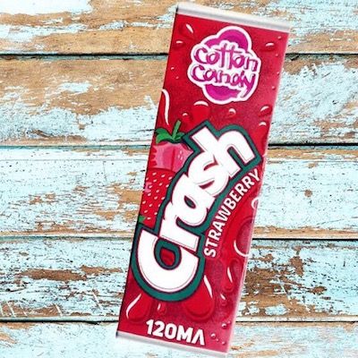 CRASH Strawberry 0mg 120ml + никобустер