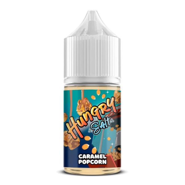 Жидкость Hungry Salt - Caramel Popcorn 
