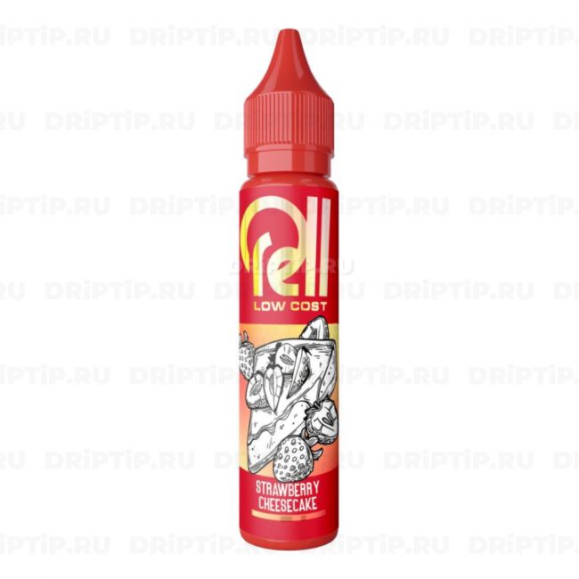 Жидкость Rell Low Cost Salt - Strawberry Cheesecake Жидкость Rell Low Cost Salt - Strawberry Cheesecake