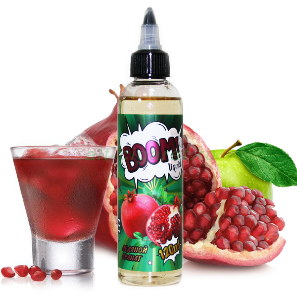 Boom! Ледяной гранат 3 mg, 120 ml