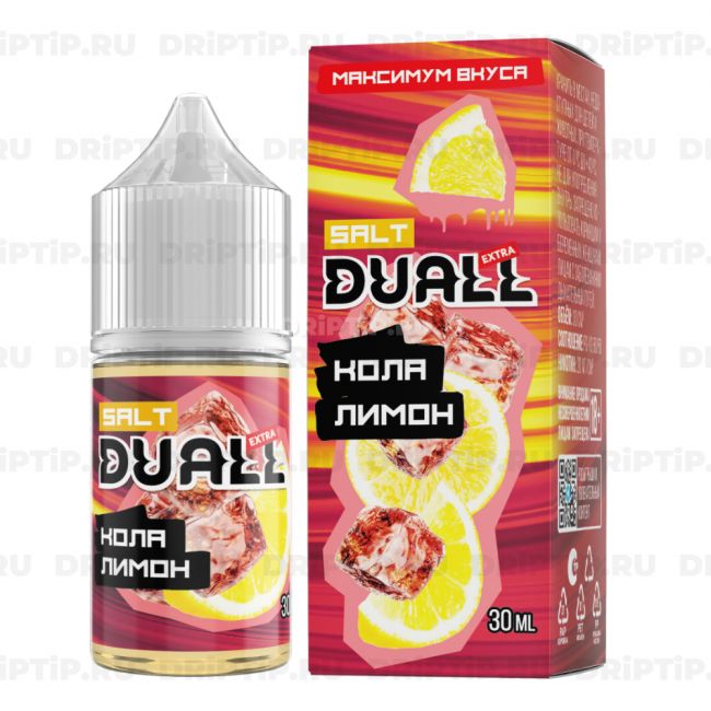 Жидкость Duall Salt Extra - Кола Лимон Жидкость Duall Salt Extra - Кола Лимон