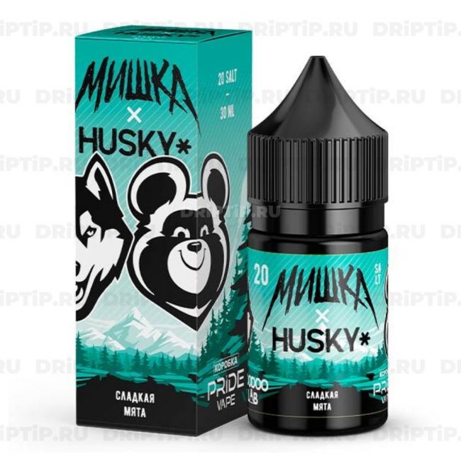 Жидкость МИШКА х HUSKY Salt - Сладкая мята Жидкость МИШКА х HUSKY Salt - Сладкая мята