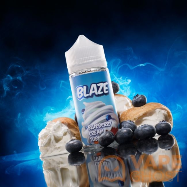 BLAZE Bluberry Cream Tube 3mg 100ml BLAZE Bluberry Cream Tube 3mg 100ml