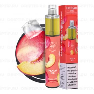 Elf Bar 2200 - Peach Ice Elf Bar 2200 - Peach Ice