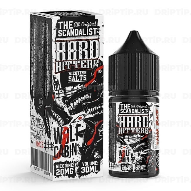Жидкость The Scandalist Hard Hitters Salt - Wolf Cabin Жидкость The Scandalist Hard Hitters Salt - Wolf Cabin