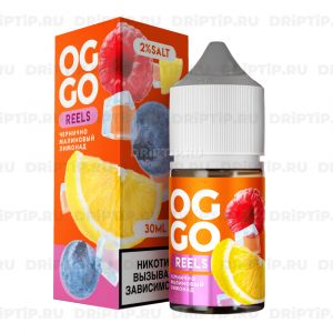 Oggo Reels Salt - Чернично-Малиновый Лимонад Oggo Reels Salt - Чернично-Малиновый Лимонад