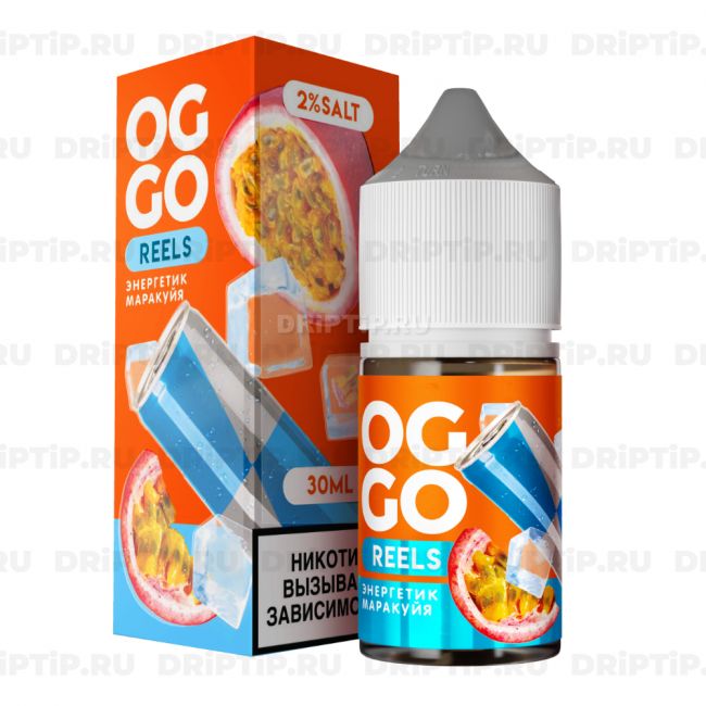 Жидкость Oggo Reels Salt - Энергетик Маракуйя Жидкость Oggo Reels Salt - Энергетик Маракуйя