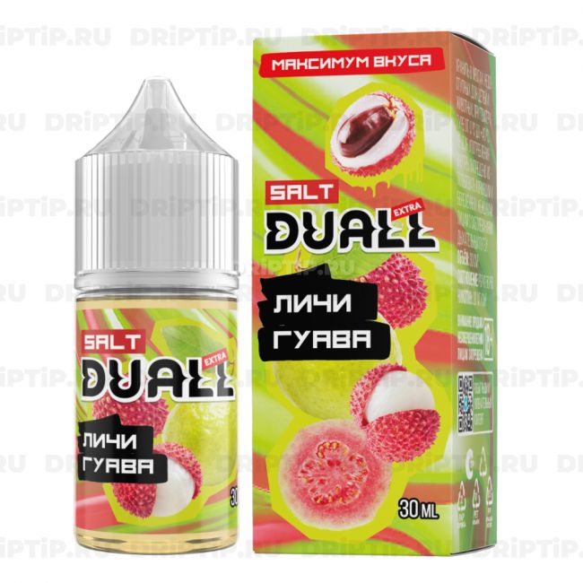 Жидкость Duall Salt Extra - Личи Гуава Жидкость Duall Salt Extra - Личи Гуава