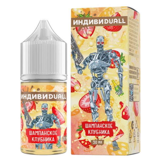 Жидкость ИндивиDUALL Salt - Шампанское Клубника Жидкость ИндивиDUALL Salt - Шампанское Клубника