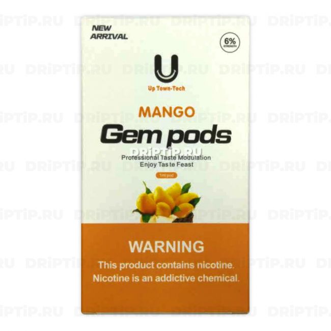 Gem Pods for Juul - Манго (Mango) Gem Pods for Juul - Манго (Mango)