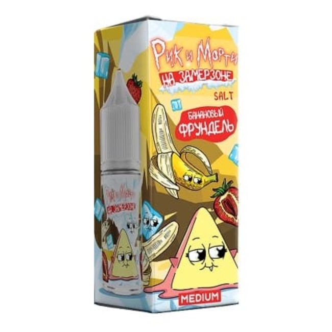 Жидкость Rick And Morty На Замерзоне - Банан Клубника 