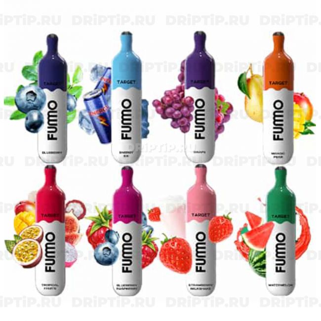 Fummo Target 2500 Затяжек - Клубника Лайм Fummo Target 2500 Затяжек - Клубника Лайм