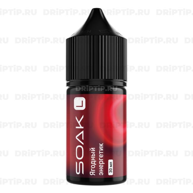 Жидкость Soak L Salt - Ягодный энергетик Жидкость Soak L Salt - Ягодный энергетик