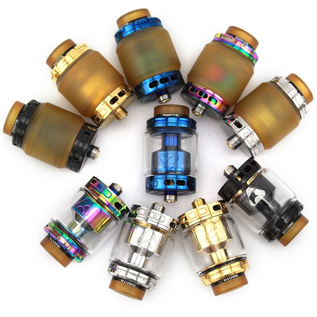 Manta (клон) черный 24mm - обслуживаемый бак Manta (клон) черный 24mm - обслуживаемый бак