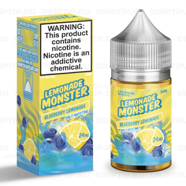 Жидкость Lemonade Monster Salt - Blueberry Lemonade Жидкость Lemonade Monster Salt - Blueberry Lemonade