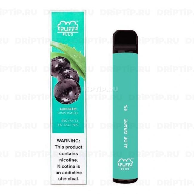 Одноразовая электронная сигарета Puff Bar Plus - Aloe Grape