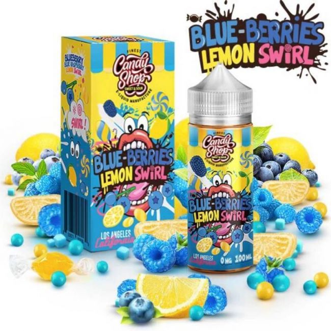 CANDY SHOP Blue Berries Lemon Swirl 3mg, 100ml
