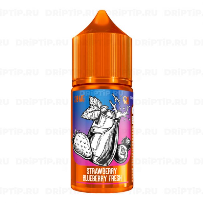 Жидкость RELL Salt - Strawberry Blueberry Fresh Жидкость RELL Salt - Strawberry Blueberry Fresh