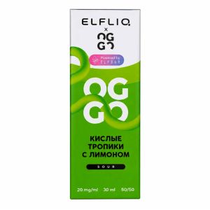 ElfLiq X Oggo Sour Salt - Кислые Тропики с Лимоном ElfLiq X Oggo Sour Salt - Кислые Тропики с Лимоном