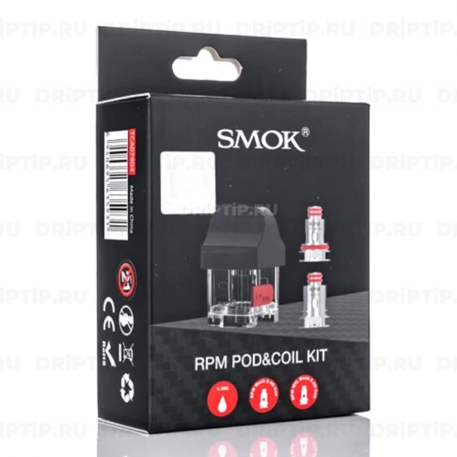 Картридж и испарители Smok RPM Pod & Coil Kit Картридж и испарители Smok RPM Pod & Coil Kit